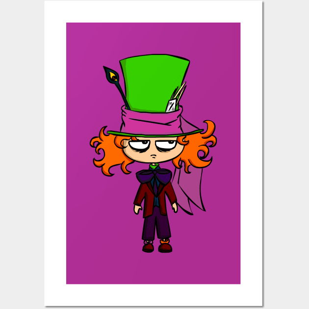 The Mad Hatter Wall Art by Namarqueza